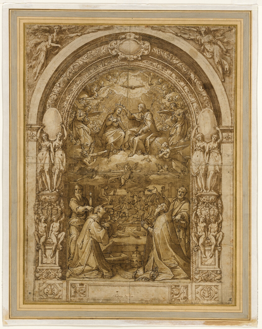 Coronation of the Virgin, with the Martyrdom of Saint Lawrence