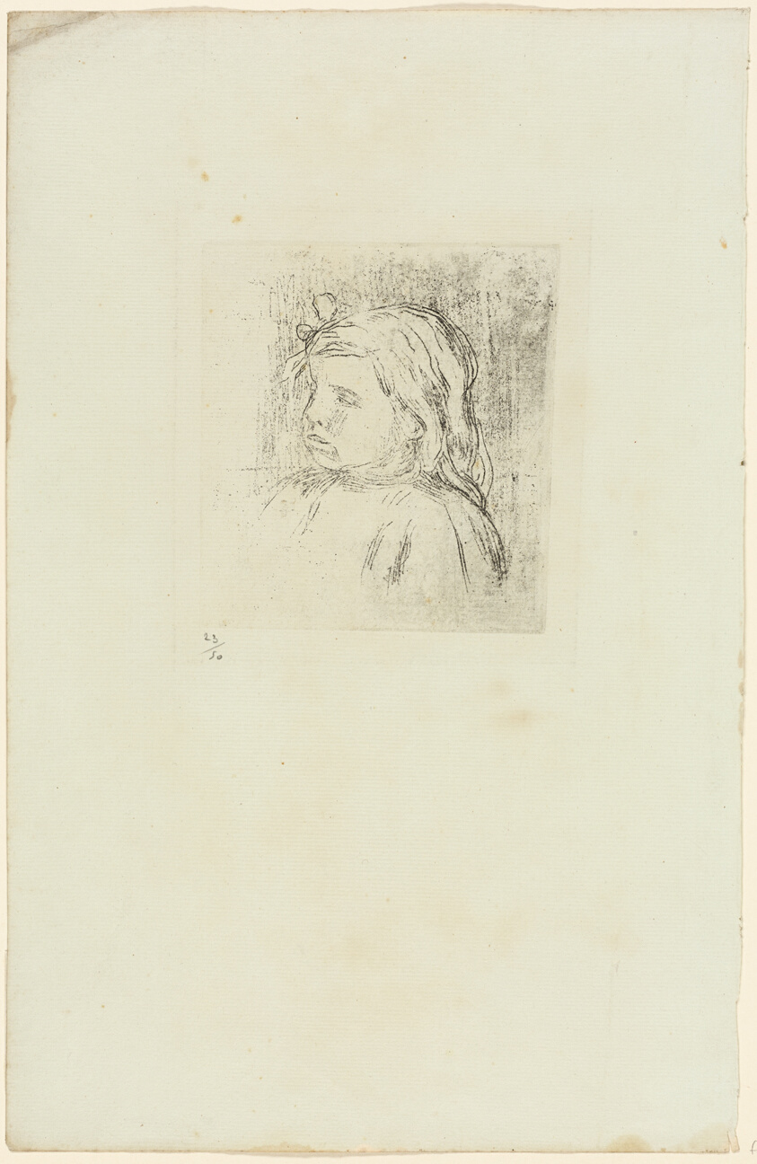 Claude Renoir Turned Three-Quarters to the Left