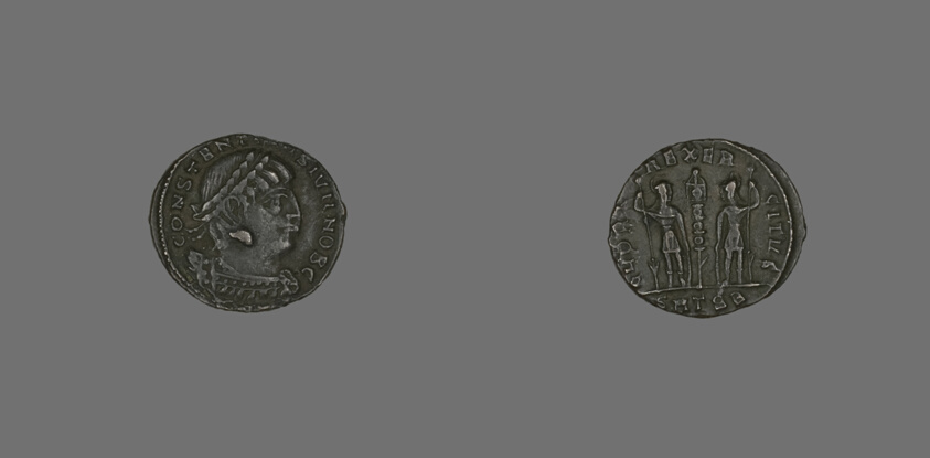 Coin Portraying Emperor Constantine II