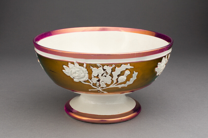 Slop Bowl with Symbols of England, Ireland, and Scotland