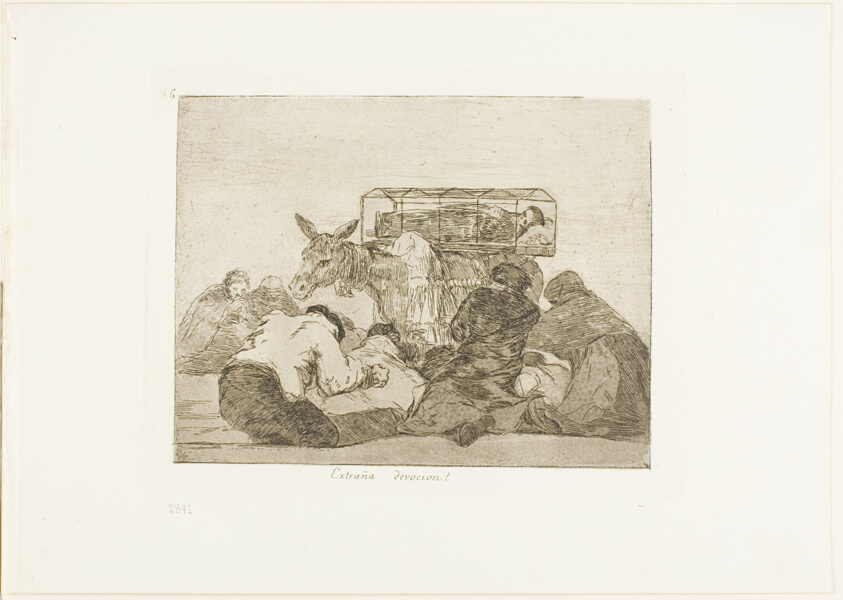 Strange Devotion!, plate 66 from The Disasters of War
