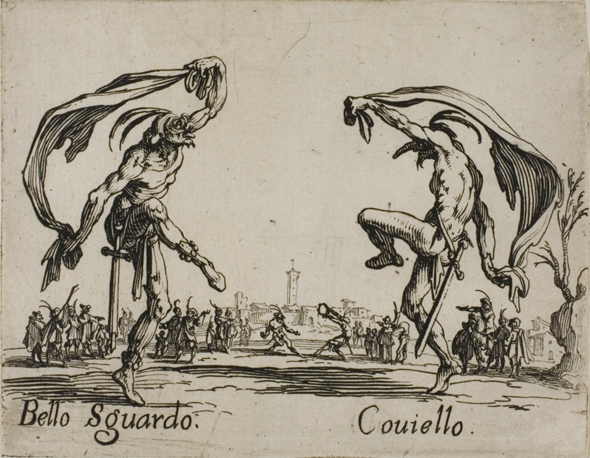 Bello Sguardo - Coviello, plate 18 from Balli di Sfessania