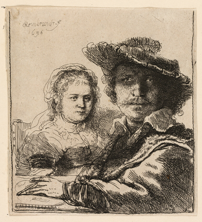Self-Portrait with Saskia