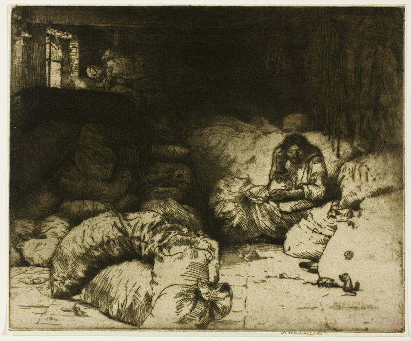 The Sleeping Rag Vendor