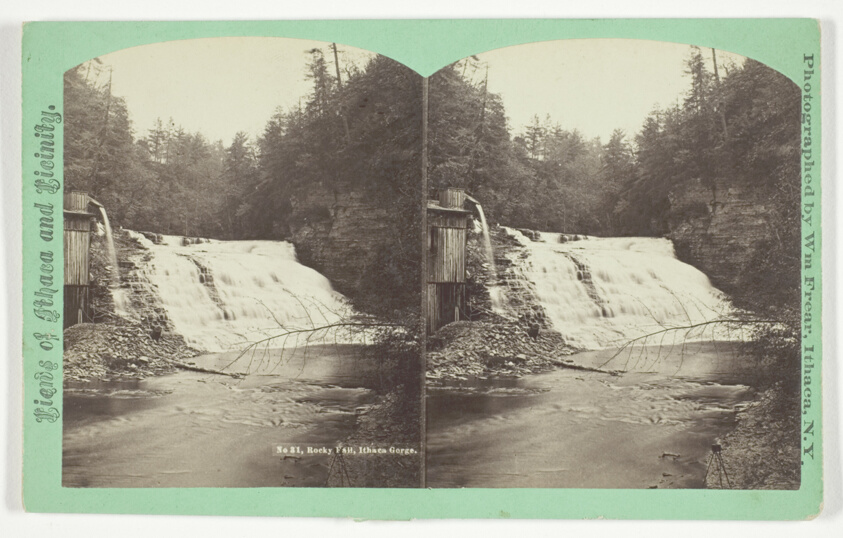 Rocky Fall, Ithaca Gorge, No. 31 from the series "Views of Ithaca and Vicinity"