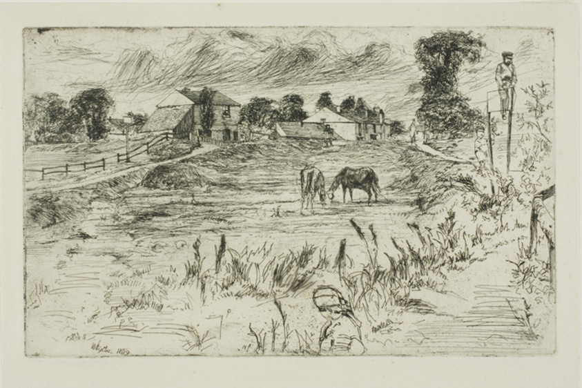 Landscape with Horses
