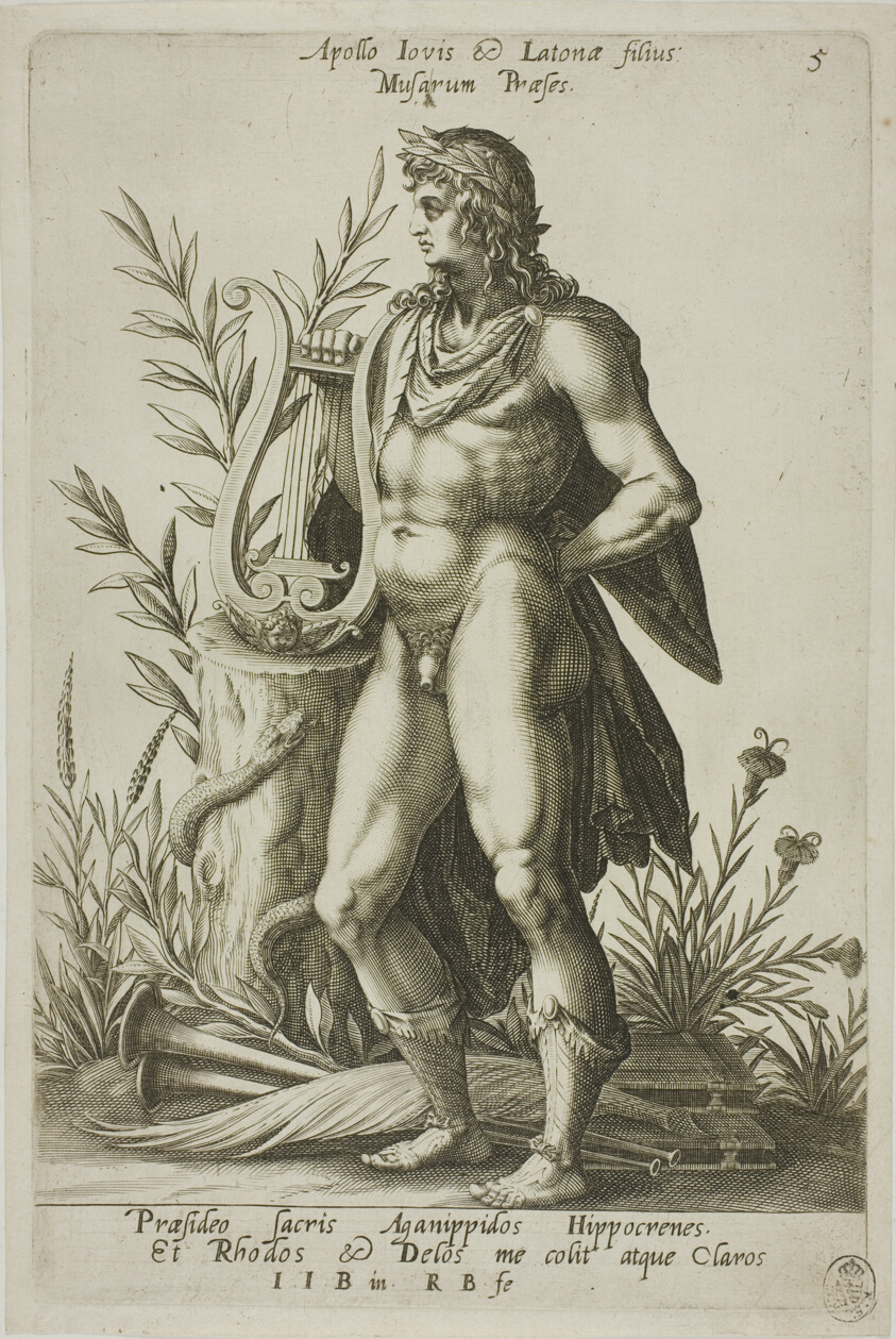 Apollo, plate 5 from Parnassus Biceps