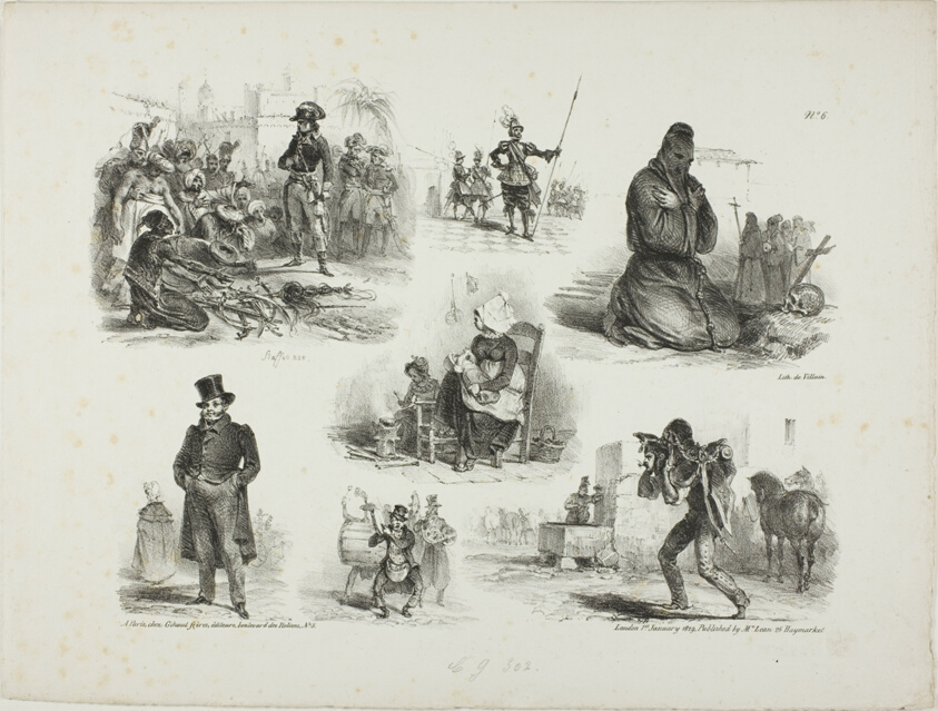 Sheet of Sketches