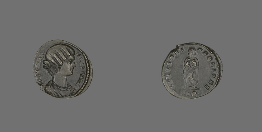 Coin Portraying Empress Fausta