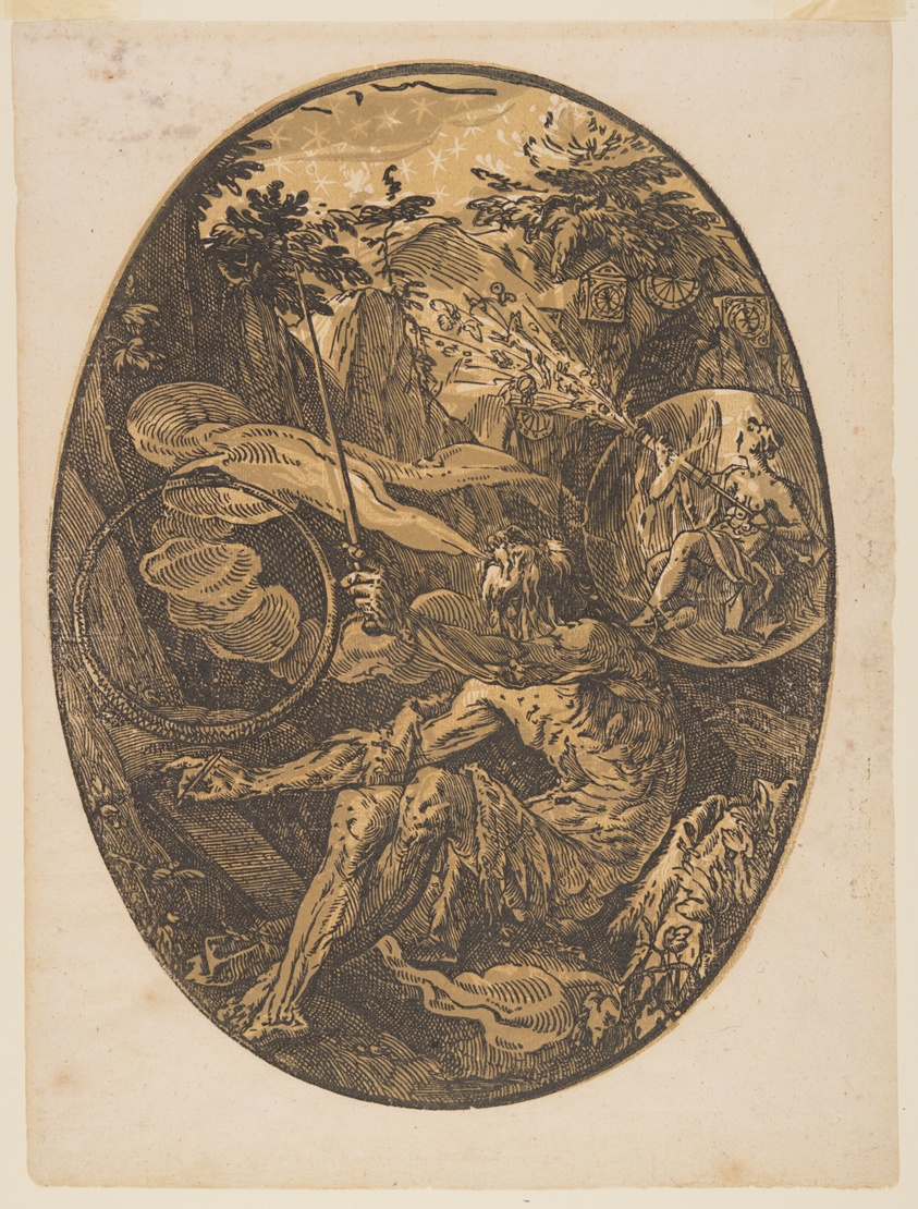 Demogorgon in the Cave of Eternity, from The Deities
