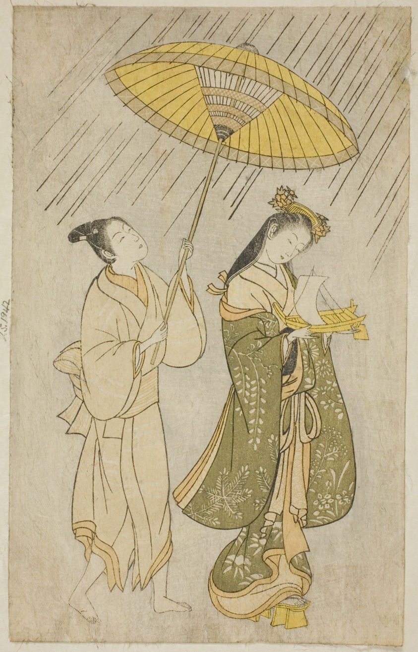 Parody of Komachi praying for rain
