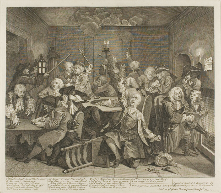 Plate Six, from A Rake's Progress