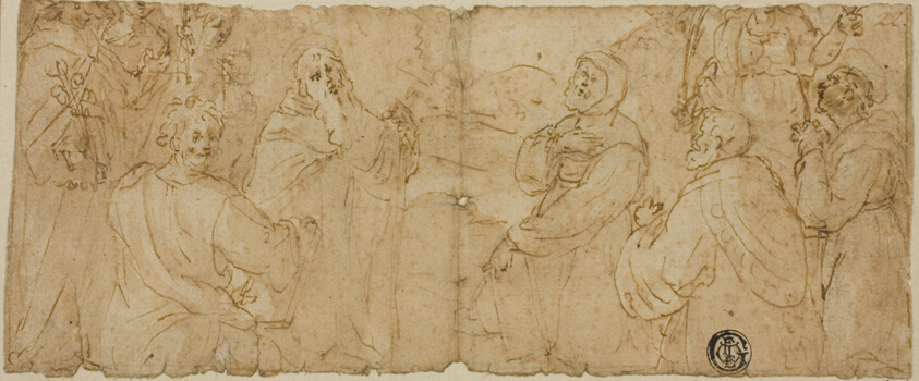 Franciscan Saints in Adoration