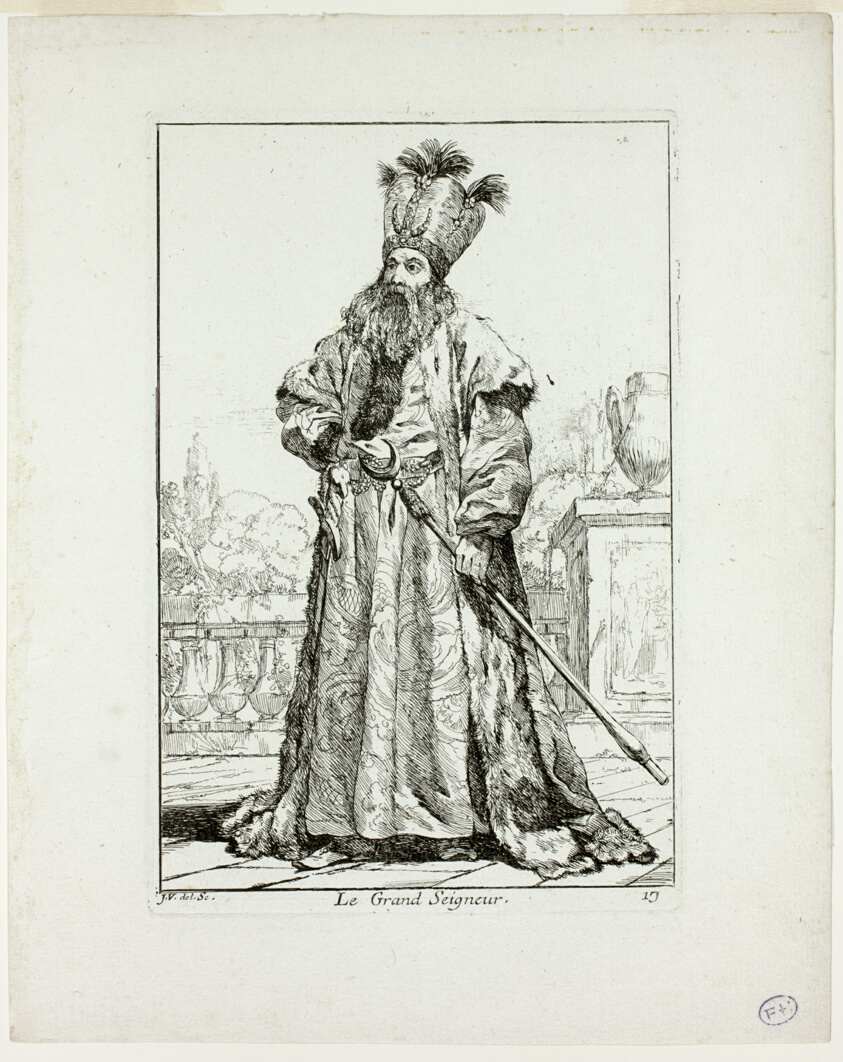 Le Grand Seigneur, plate seventeen from Caravanne du Sultan à la Mecque
