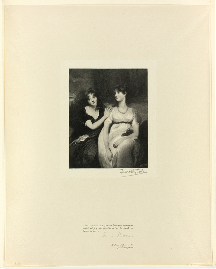 The Sisters, from Old English Masters