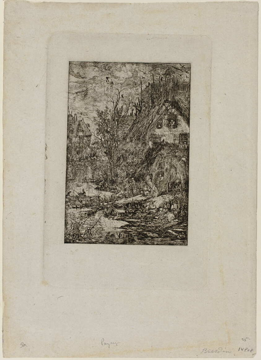 Entering a Village, from Revue Fantaisiste