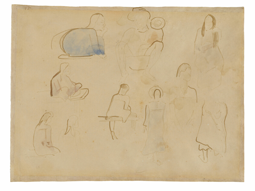 Ten Studies of Tahitian Figures