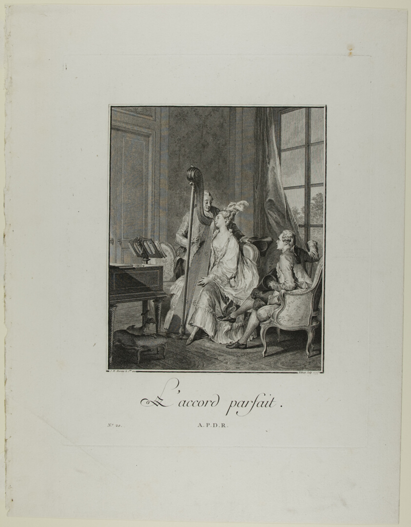 L'accord Parfait (Perfect Harmony, from Monument du Costume Physique et Moral de la fin du Dix-huitième siècle)