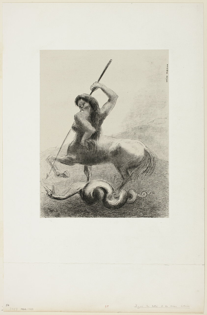 There Were Struggles and Vain Victories, plate 6 of 8 from "Les Origines"