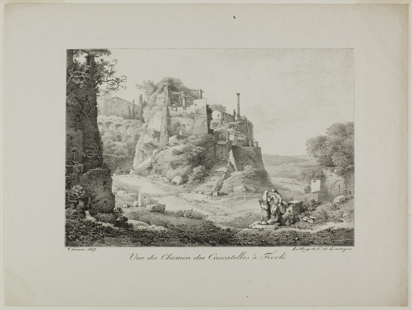 View of the Road from Cascatelles to Tivoli