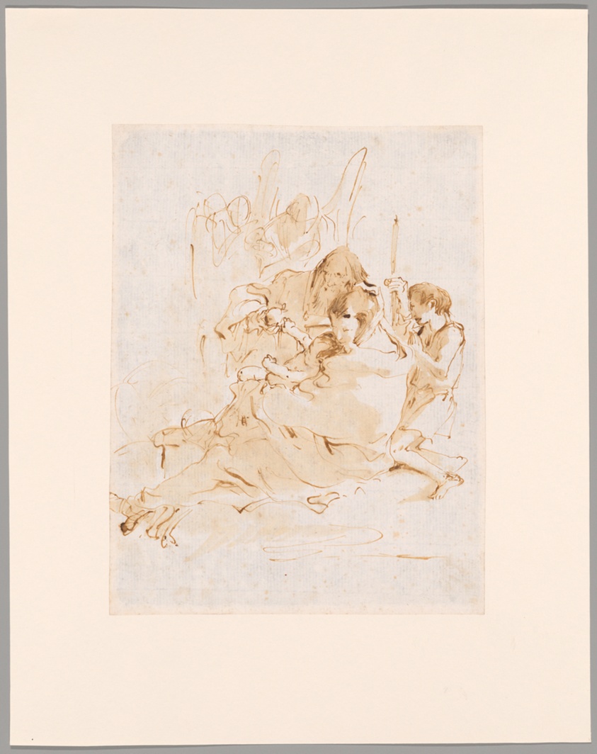Holy Family with St. John and Two Angels