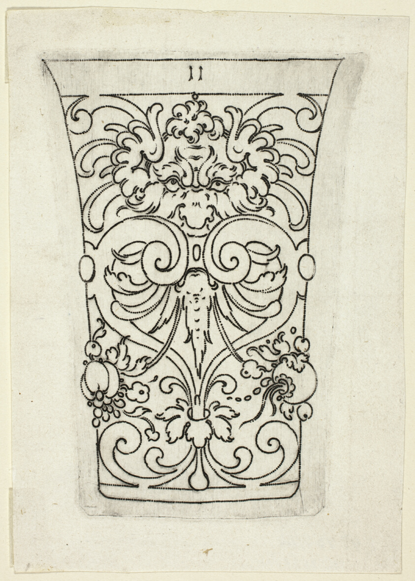 Plate 11, from XX Stuck zum (ornamental designs for goblets and beakers)