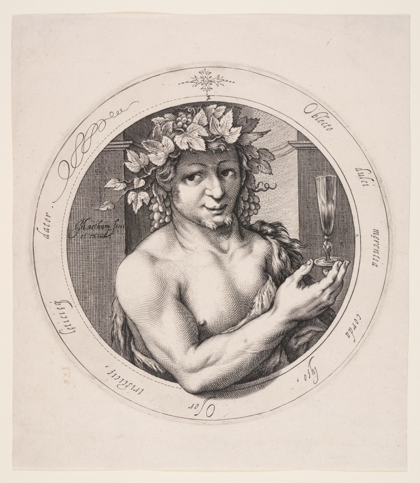 Bacchus, plate 2 from Series of Three Gods