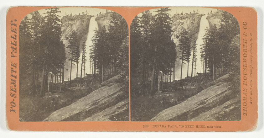 Nevada Fall, 700 Feet High, Near View, No. 1636 from the series "Yosemite Valley"