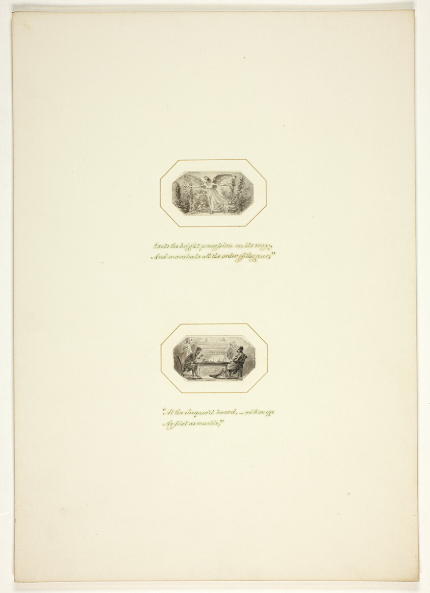 Study for a plate from The Task