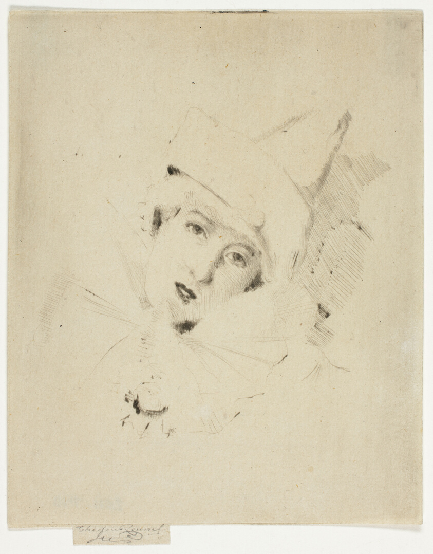 Pierrot, Portrait of the Lady A. C.