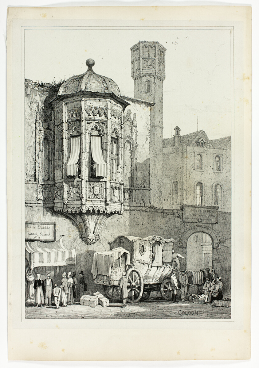 At Cologne, from Facsimiles of Sketches made in Flanders and Germany