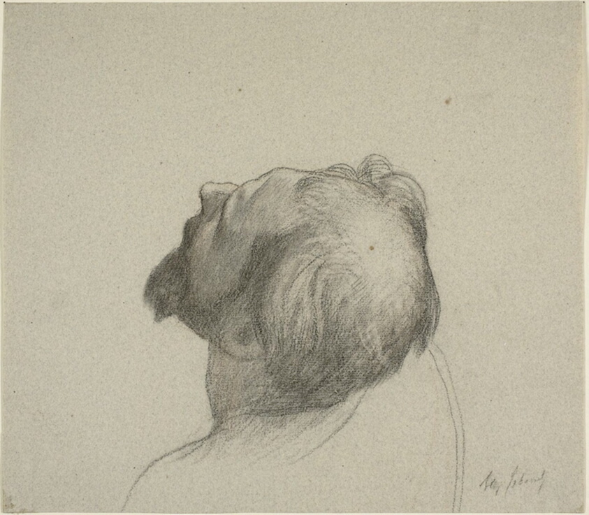 Study of Man's Upturned Head