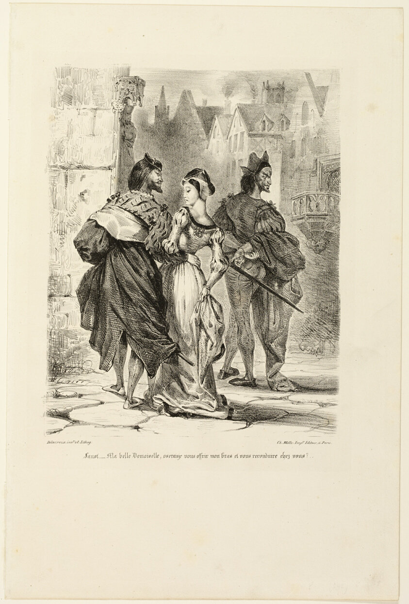 Faust Trying to Seduce Marguerite, from Faust