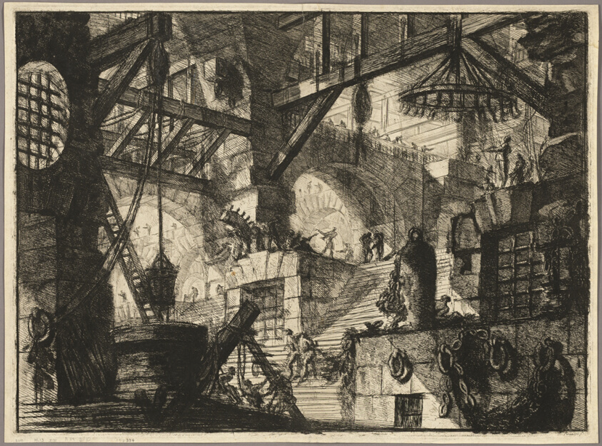 The Well, plate 13 from Imaginary Prisons