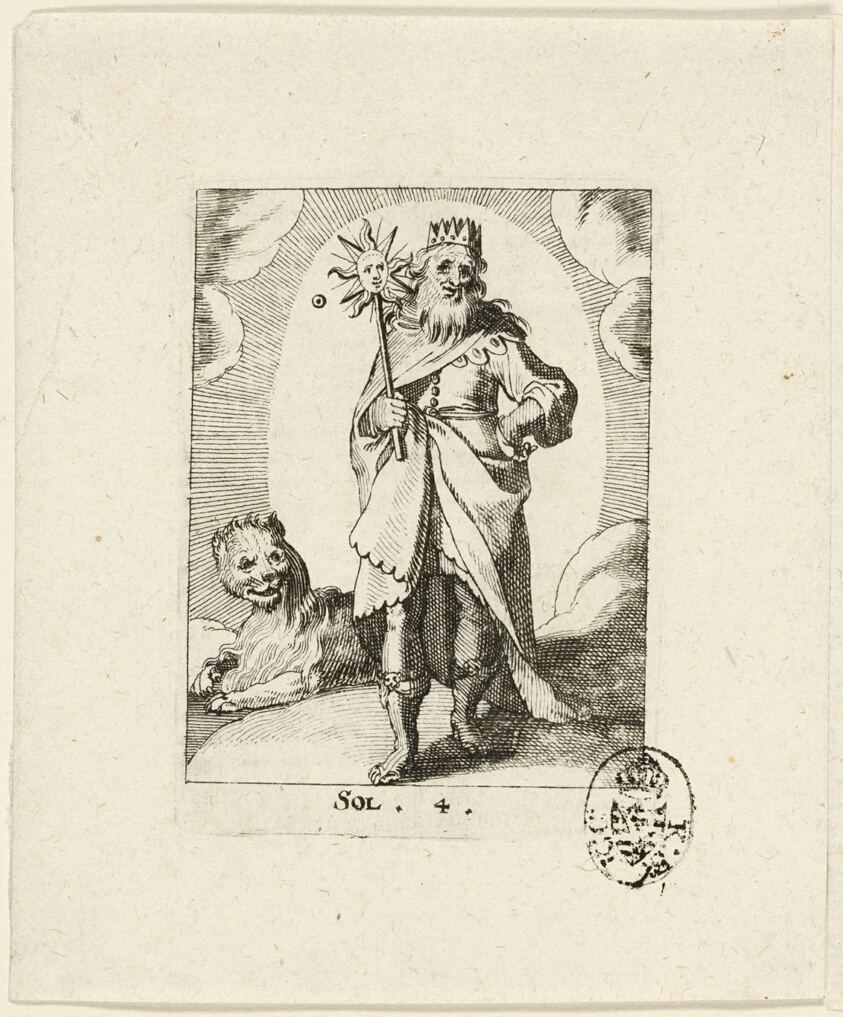Sol, plate four from Der VII Planeten