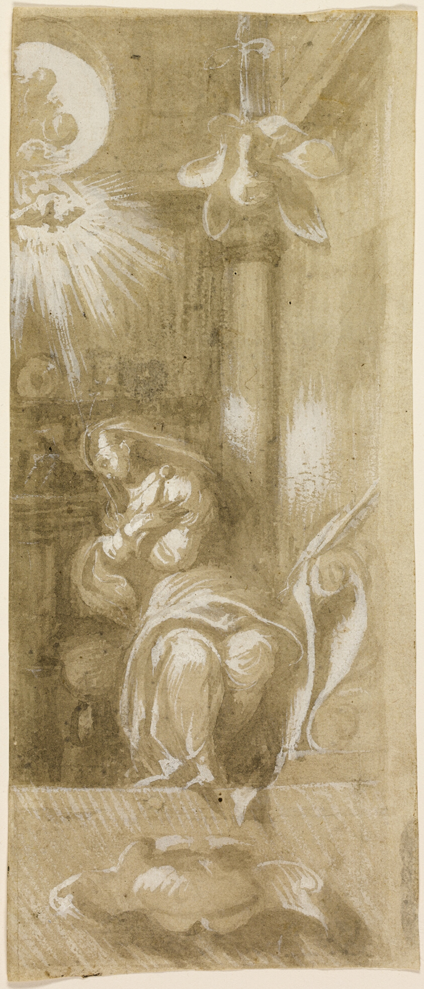 Study for the Virgin Annunciate
