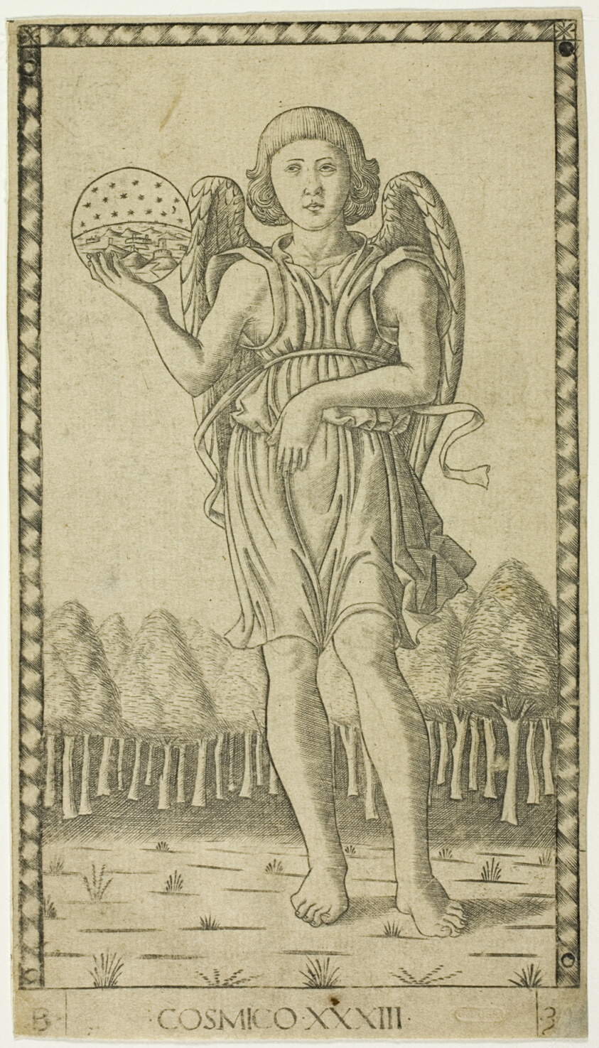 Genius of the World, plate 33 from Genii and Virtues