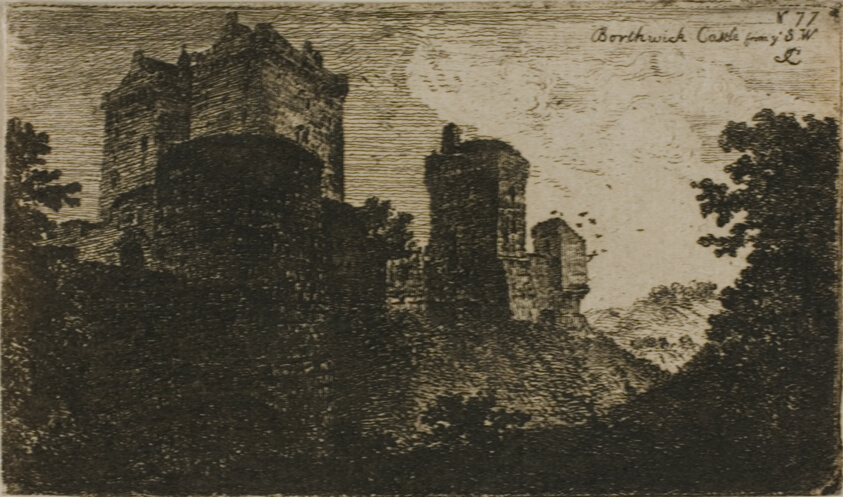 Borthwick Castle from the Southwest