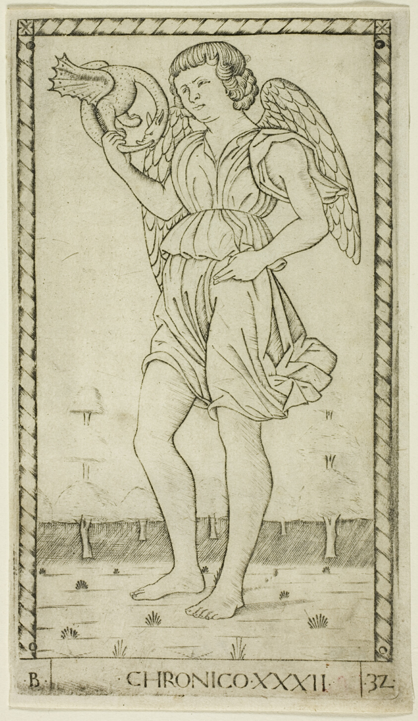 Genius of Time, plate 32 from Genii and Virtues