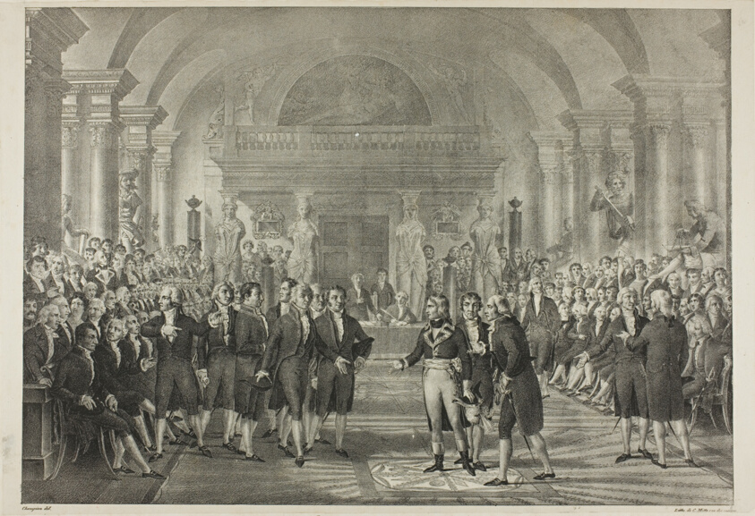Napoleon in the Chamber of Deputies, from the Political and Military Life of Napoleon