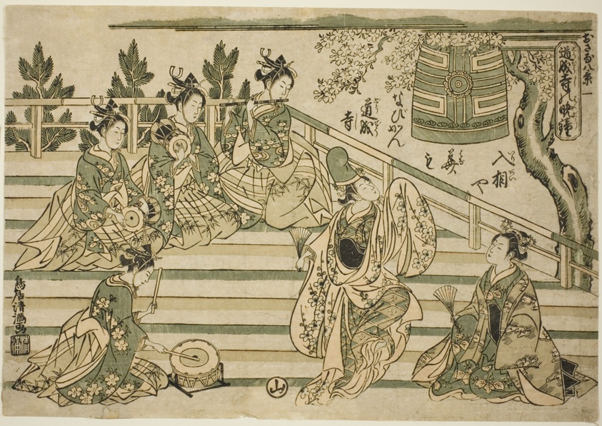 Evening Bell of Dojoji (Dojoji no bansho), no. 1 from the series "Eight Views of Children (Osana hakkei)"