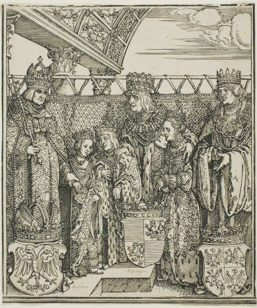 The Congress and Double Betrothal at Vienna, from The Triumphal Arch of Maximilian I