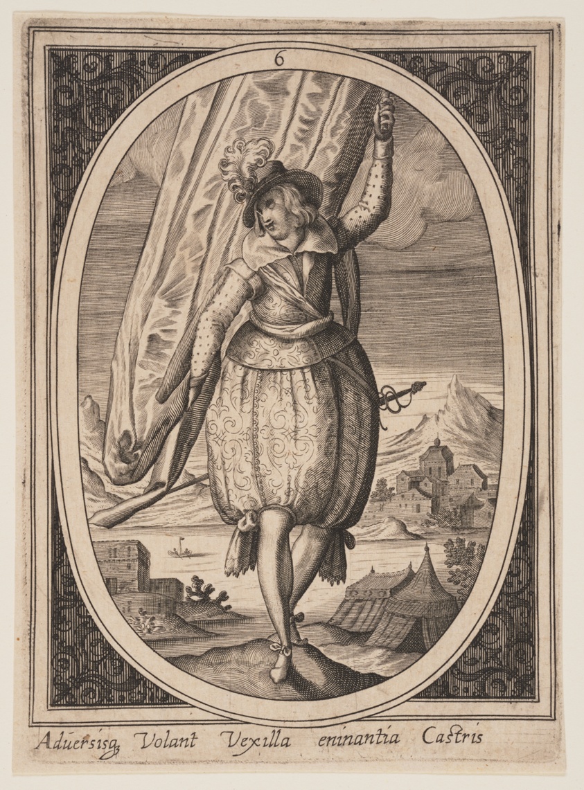 Plate 6 from Military Figures