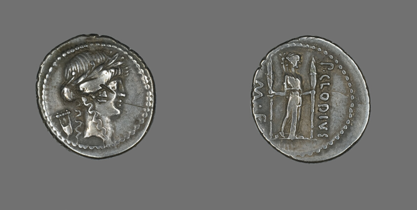 Denarius (Coin) Depicting the God Apollo
