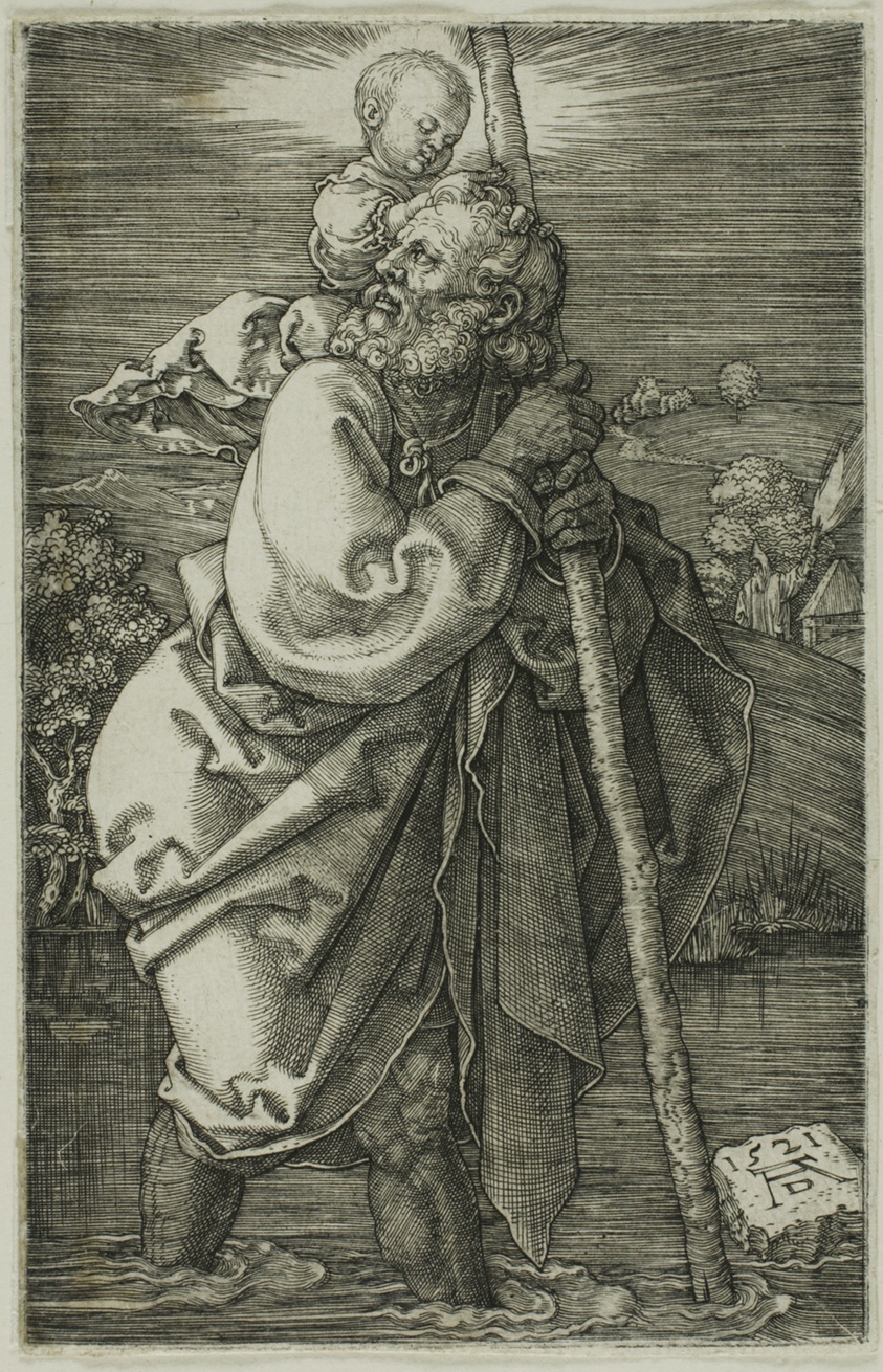 St. Christopher Facing to the Left