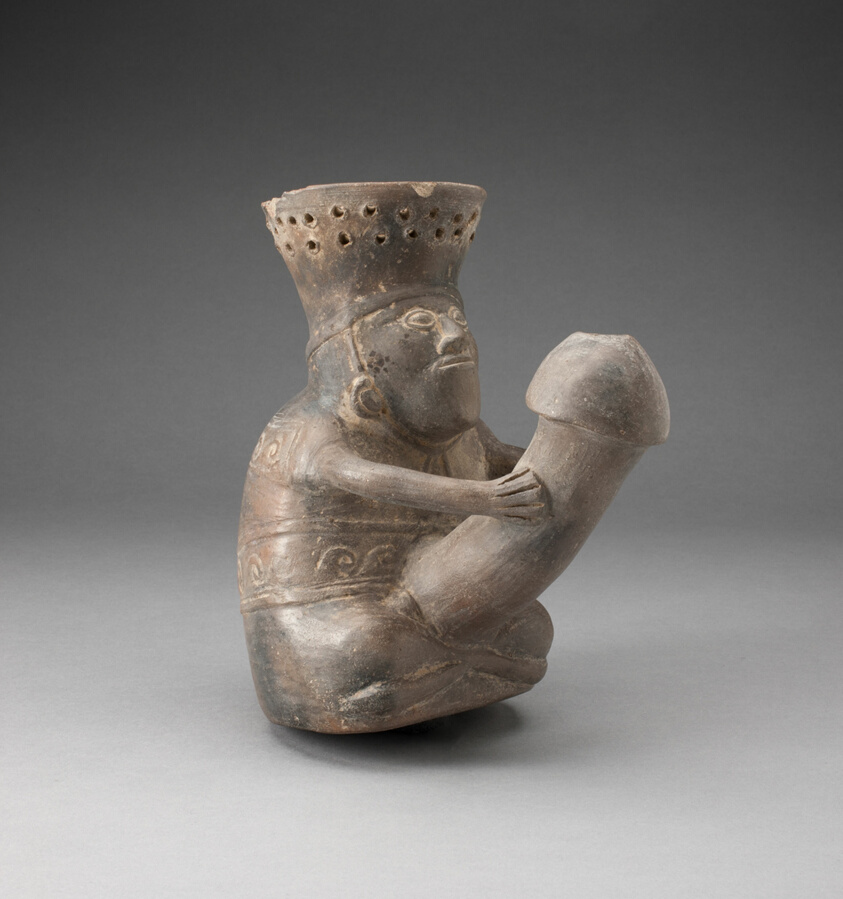 Cup in the Form of a Figure Holding Enlarged Penis