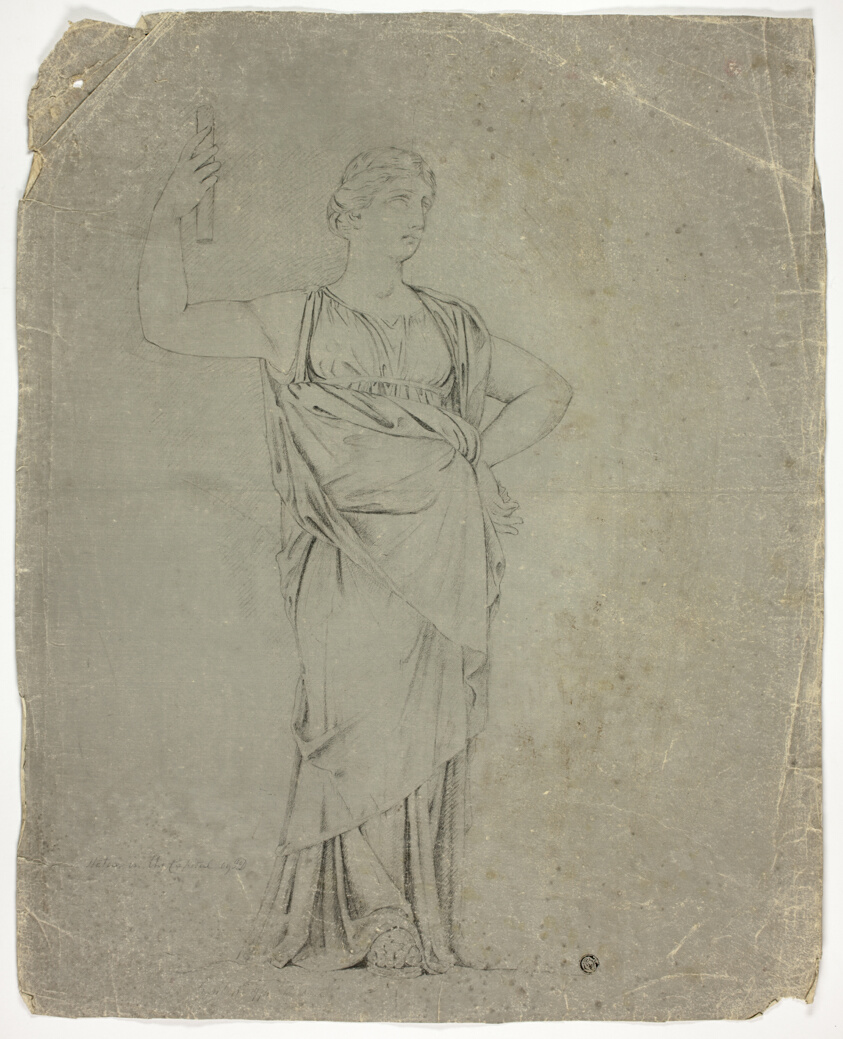 Study after Ancient Statue of Standing Female Figure