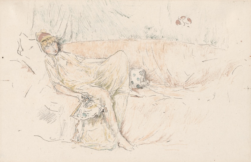 Draped Figure, Reclining