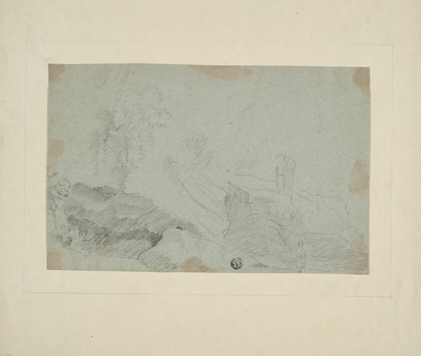 Rocky Landscape with Standing Figure