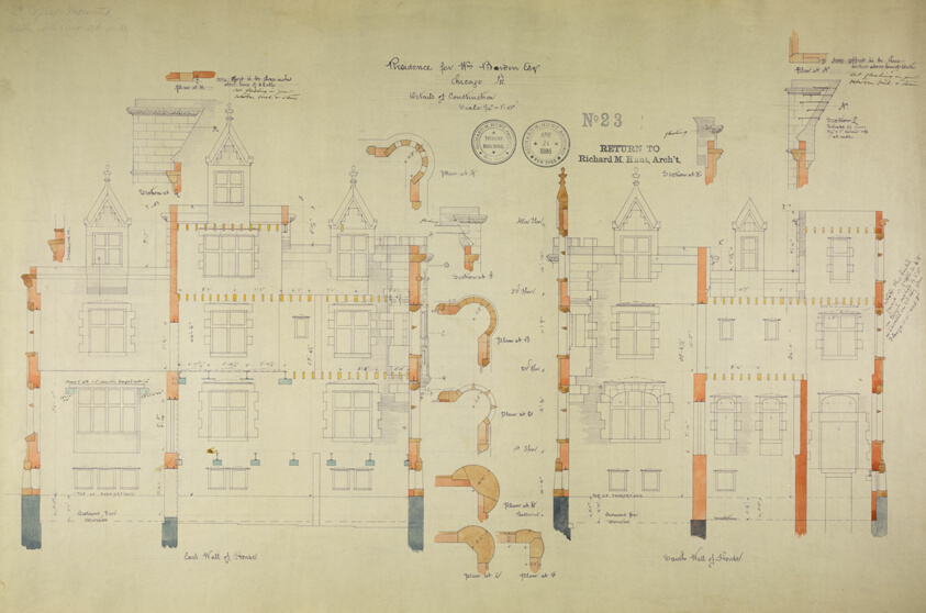 William Borden Residence, Chicago, Illinois, Construction Details